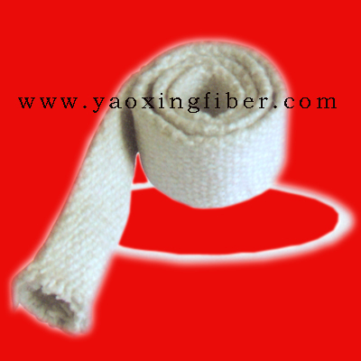 供应电缆包裹用高硅氧套管 硅铝精纺套管 耐火高硅氧套管