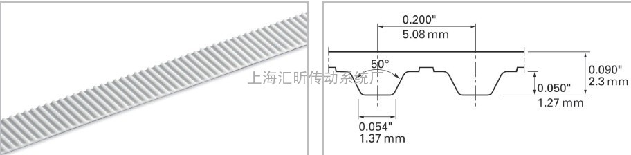 BANDO同步皮带MXL型(2.032mm)齿节距