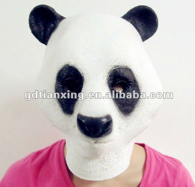 熊猫面具 派对面具 万圣节面具