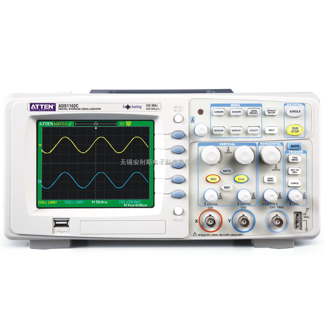 无锡安泰信ADS1102C数字存储示波器