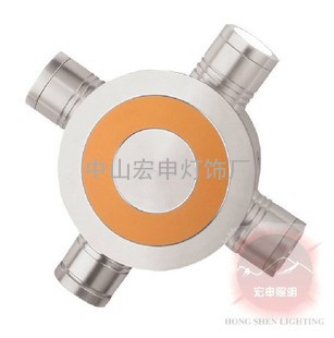 led4w壁灯卧室壁灯 十字星光灯家居过道灯