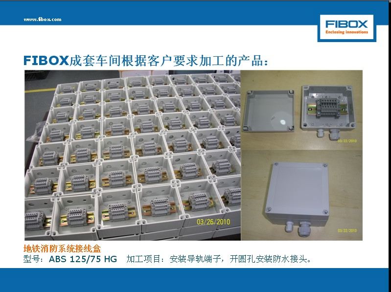 Fibox电缆接线盒