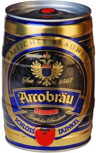 德国原装进口黑啤啤酒 皇家伯爵黑啤酒 5L大桶装 口感浓郁 包邮