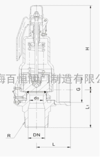 A28H/Y型铸钢带手柄弹簧全启式安全阀