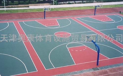天津篮球场施工