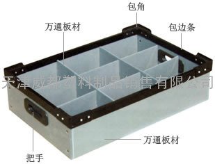 天津中空板塑料周转箱塑料中空板箱