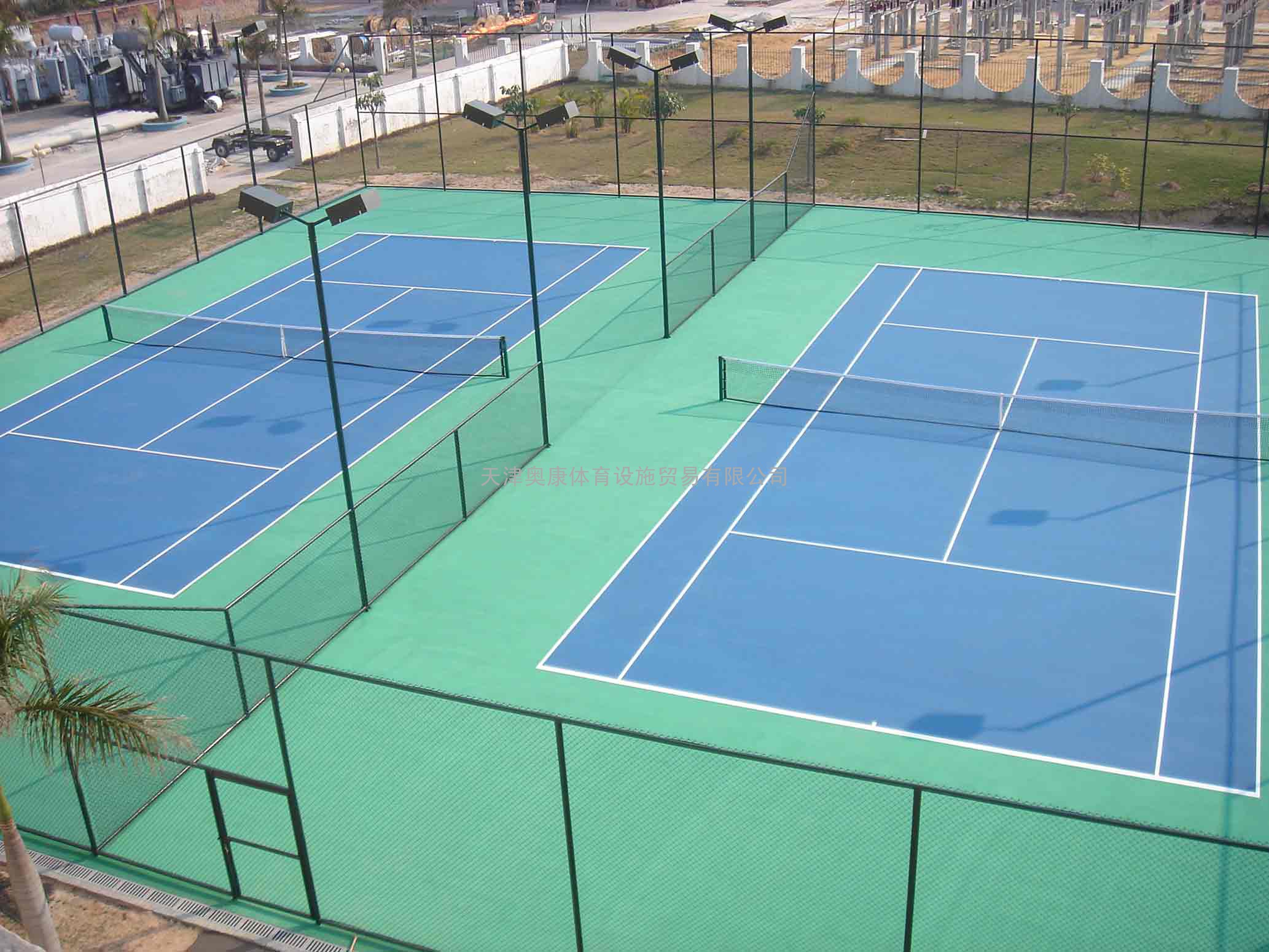 天津网球场施工