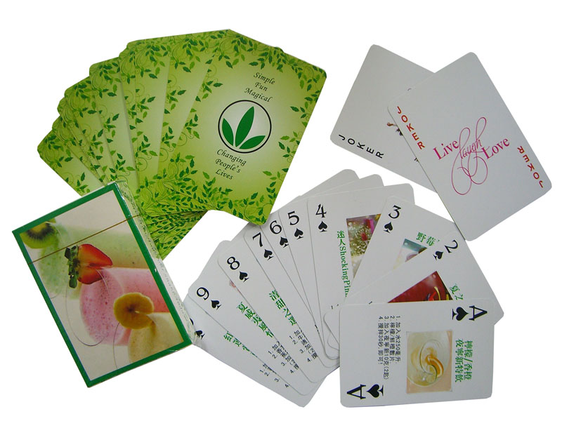 供应外贸塑料扑克牌 厂家直销 质量保证 伽森科技