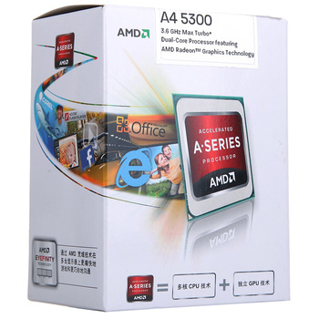AMD APU系列双核 A4-5300 盒装CPU