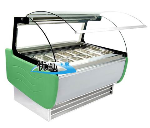 上海德式琥珀系列冰激凌展示柜价格合肥优凯