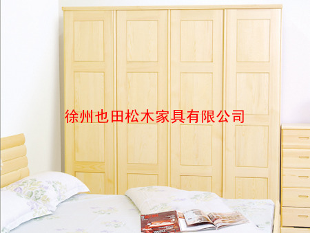 专业松木家具厂家、供应高品质XLB-WS-6卧室家具、松木组合家具