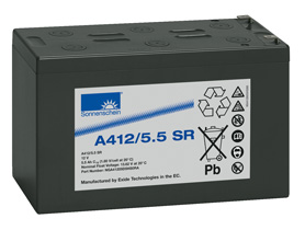 德国阳光蓄电池A412/5,5SR（5.5AH）胶体蓄电池参数及价格