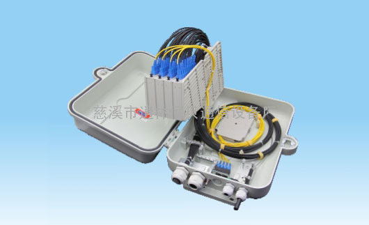 SMC32芯分纤分光箱，复合材料16芯皮线光缆分光箱