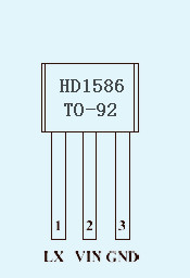 HD1586 一节电池LED手电筒IC