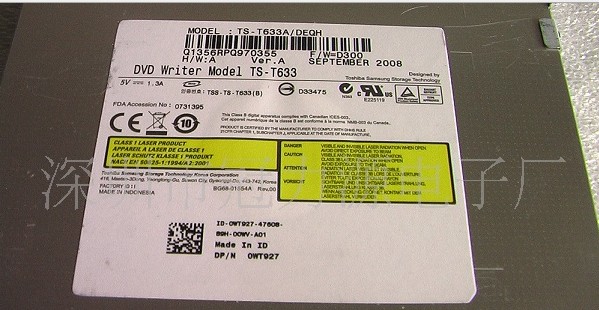 三星TS-T633 TS-633A 633C SATA接口DVD刻录机