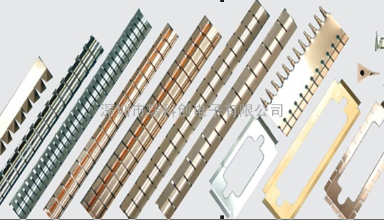 铍铜簧片槽式安装｜铍铜簧片导轨安装｜簧片屏蔽条