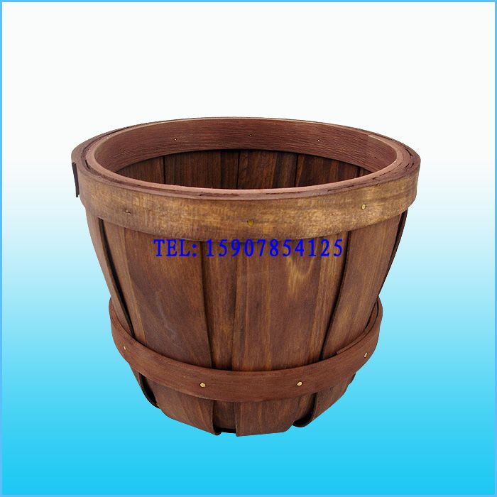 生产各种竹编篮 圆形编织木片篮 订单生产 木片收纳篮筐