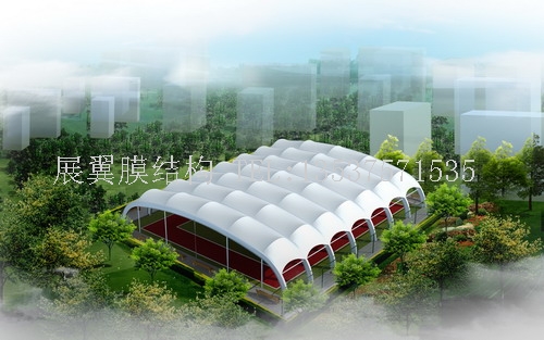 膜结构球场屋面工程设计及施工