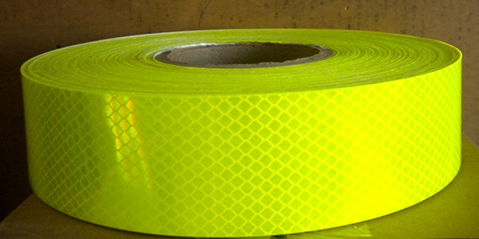 校车反光胶带 荧光黄绿反光胶带