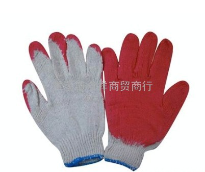 厂家直销棉纱浸胶手套、平板浸胶手套、小红胶手套、价格超实惠