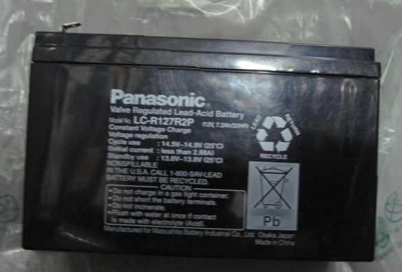 Panasonic松下蓄电池LC-PA1212/12V,12AH/20HR