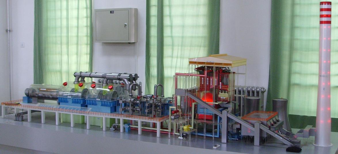 火力发电厂模型、汽轮机模型、锅炉模型、发电机组模型