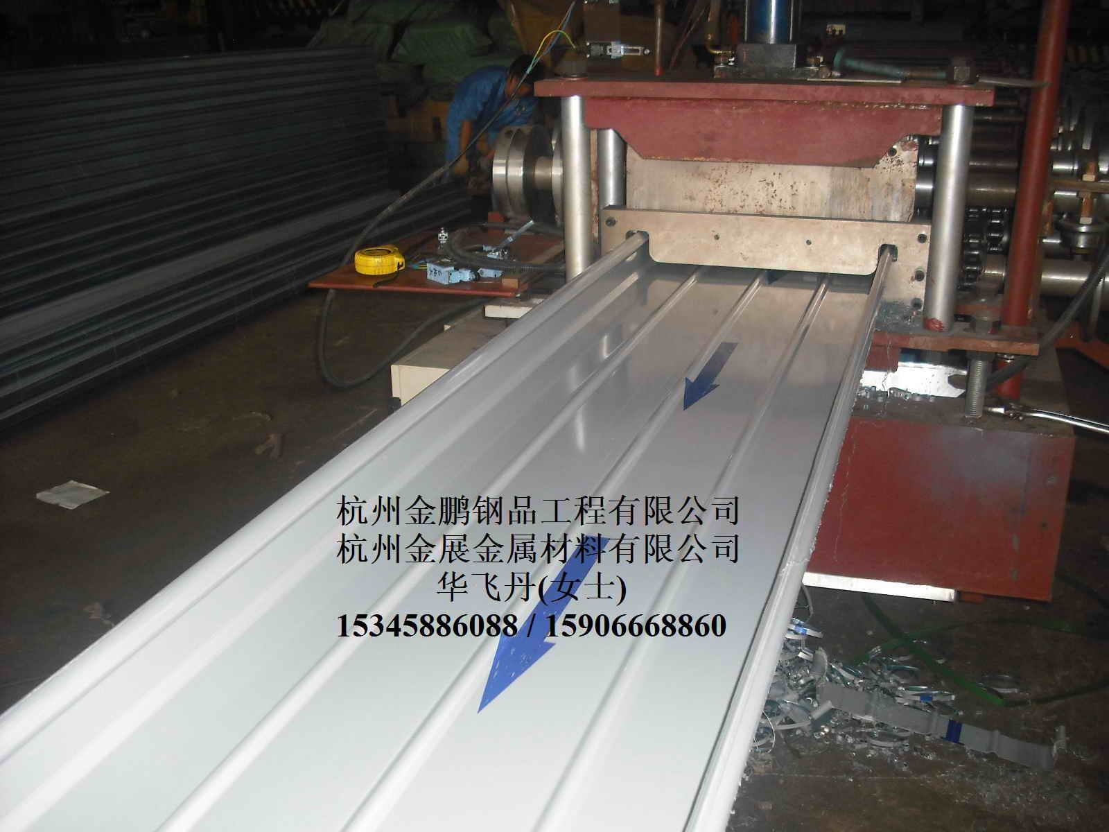 生产YX65-400/430铝镁锰彩钢板