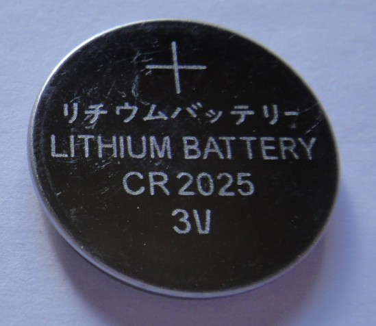 CR2025锂锰纽扣电池