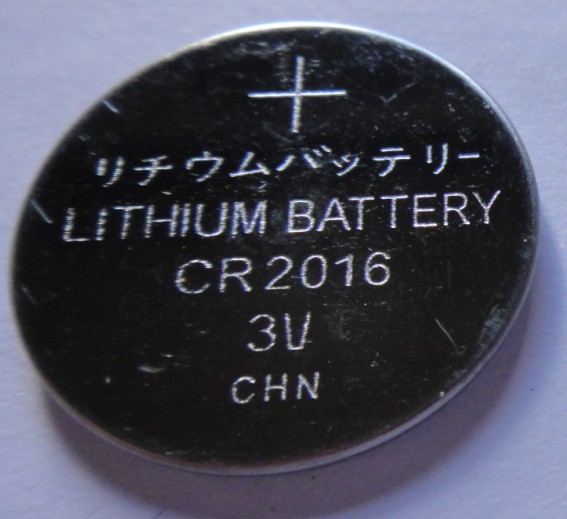 CR2016锂锰纽扣电池