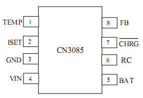 1A 镍氢电池充电管理集成电路CN3085