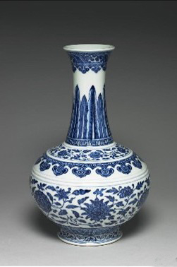 景德镇陶瓷花瓶，青花瓷摆件