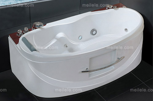 [纳科洁具] 现代风格 白色按摩浴缸