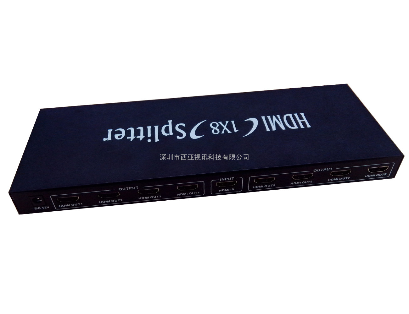 1x8HDMI 全高清支持3D 1080P分配器