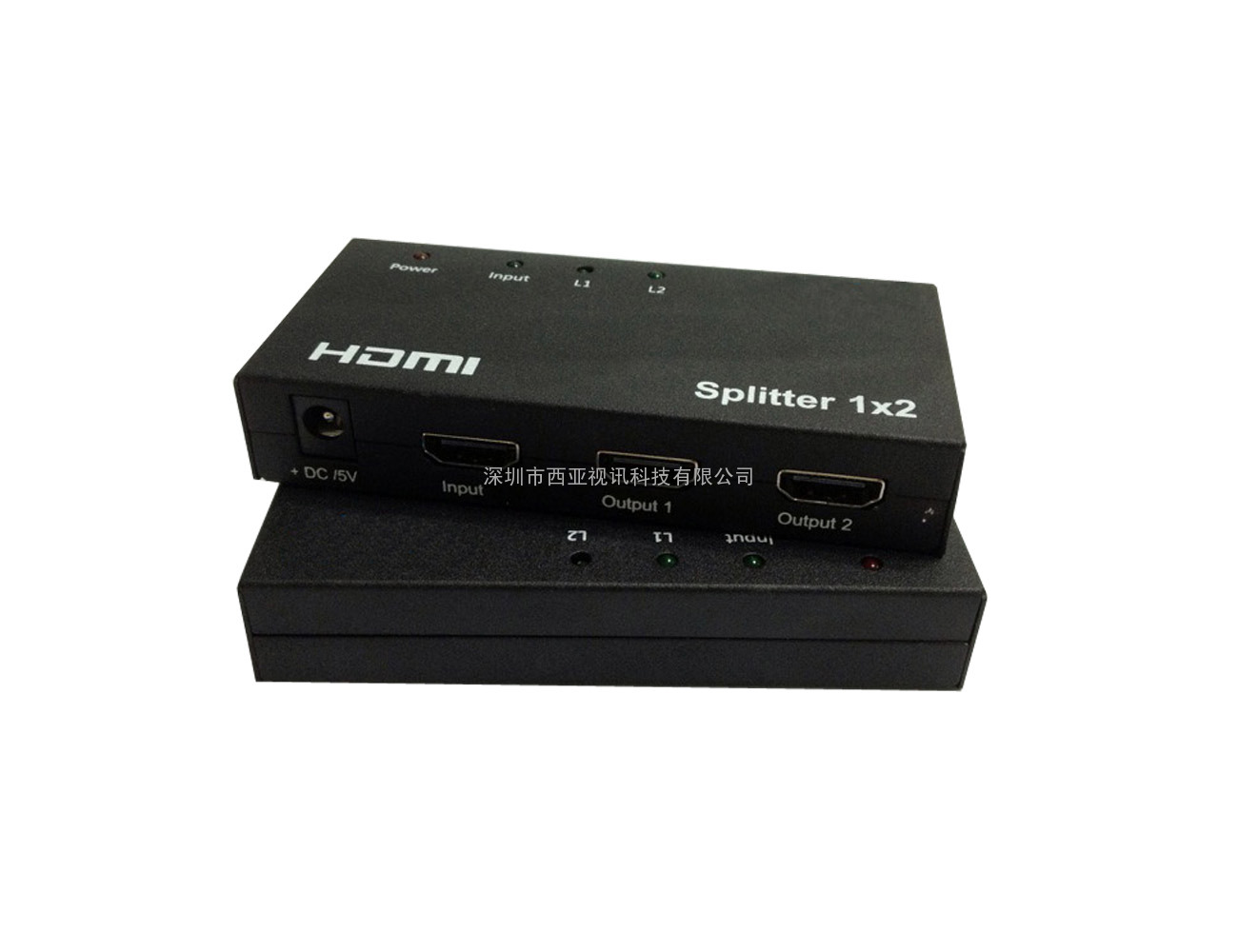 1*2 HDMI高清分配器支持4K*2k,3D
