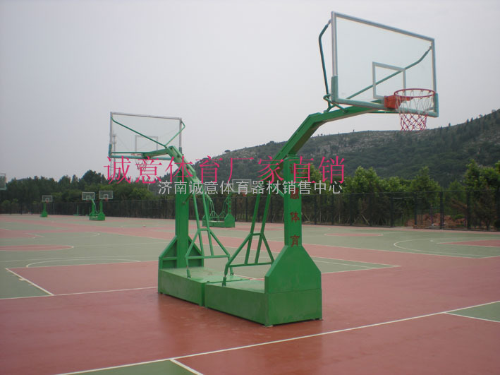 诚意体育篮球架，济南立柱式篮球架专卖