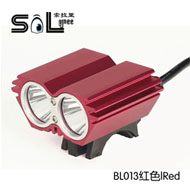 BL013红色黑色 LED山地车灯|2000流明LED山地自行车灯|LED单车灯