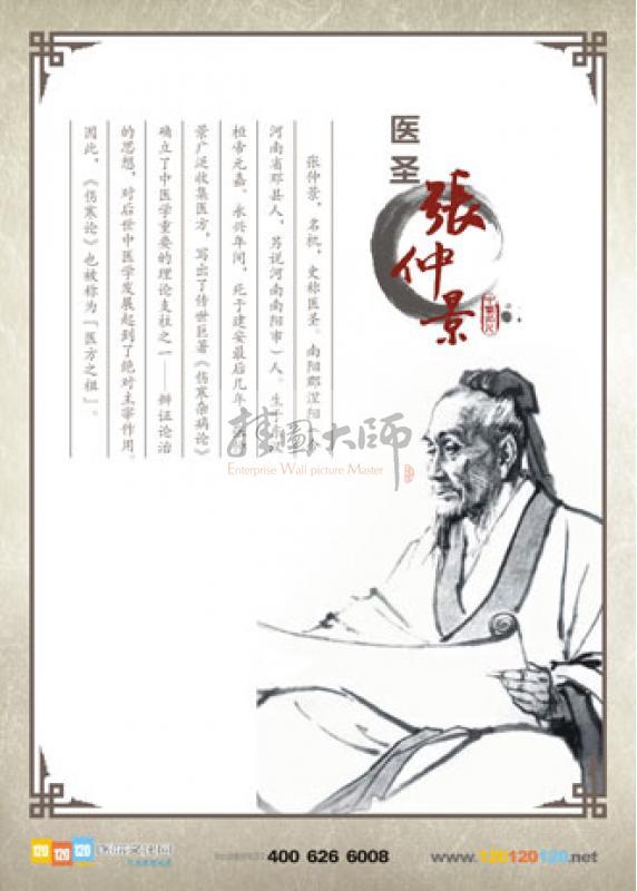 古代名医海报：医圣张仲景