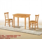 可移动折叠式餐桌餐椅组合T-68/C-1681