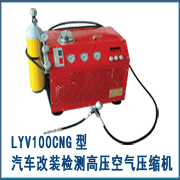 LYV100CNG汽车气密性检测专用高压空气压缩机