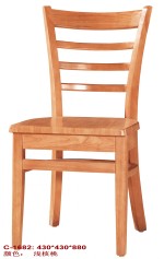 现代时尚简约美式实木橡木餐椅酒店餐椅休闲椅C-1682