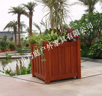 广州厂家直销 新款豪华 优质防腐木 实木花箱