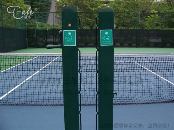 网球场方形直插式网球柱 AY-008 预埋式网球柱