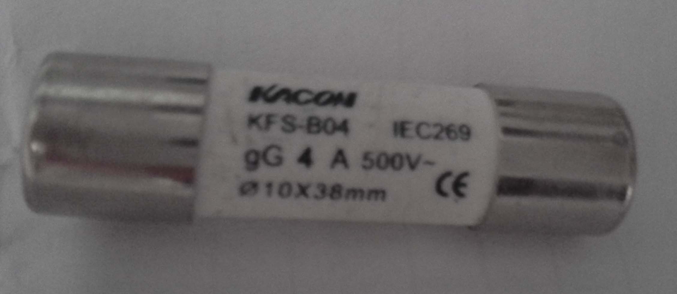 KACON凯昆熔断器底座 KF-32L 熔芯/保险丝 KFS-B03