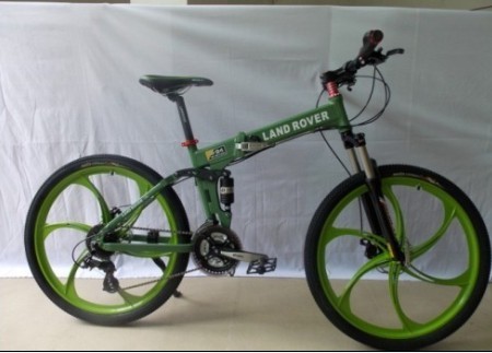 路虎自行车 路虎一体轮折叠自行车 名牌自行车 广州领步自行车
