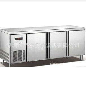 供应商用冷冻柜工作台 工作台冰箱 直冷保鲜柜 不锈钢厨房柜