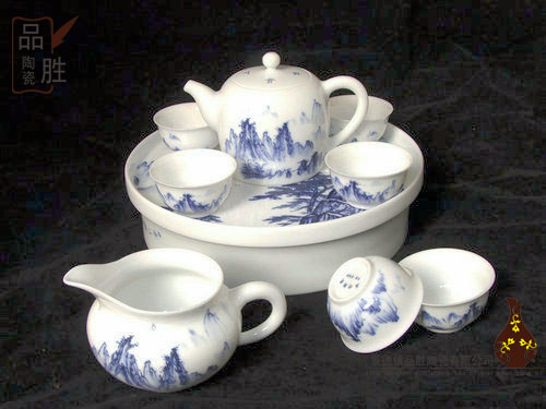 双层陶瓷茶具