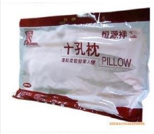 [厂家直销]十孔单人枕头枕芯 真空包装枕头枕芯 优质枕头批发