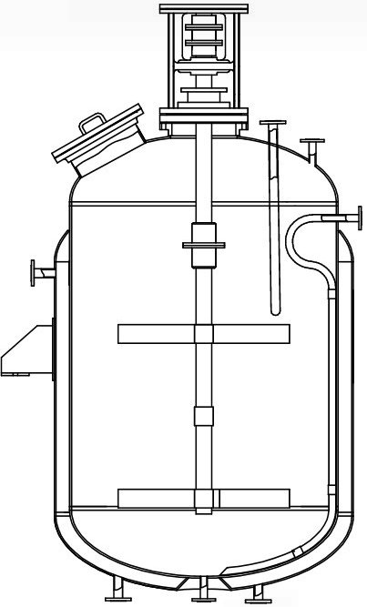 夹套式反应釜 外夹套式反应釜