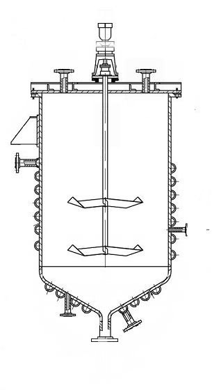 半管式搅拌釜 外半管式搅拌釜