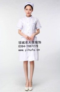 美容师服  美容院工作服 护士服夏装短袖 粉红色 新款 中袖 药店工作服 眼镜店